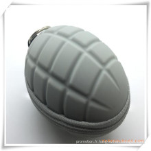 Grenade en silicone conçu sac clé / porte-monnaie pour la promotion
